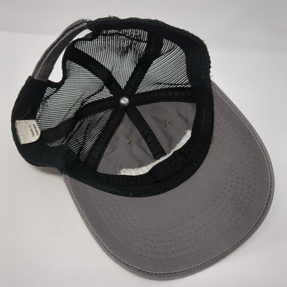 McNeilus Strapback Trucker Hat Gray One Size Adjustable 6 Panel Mesh Back