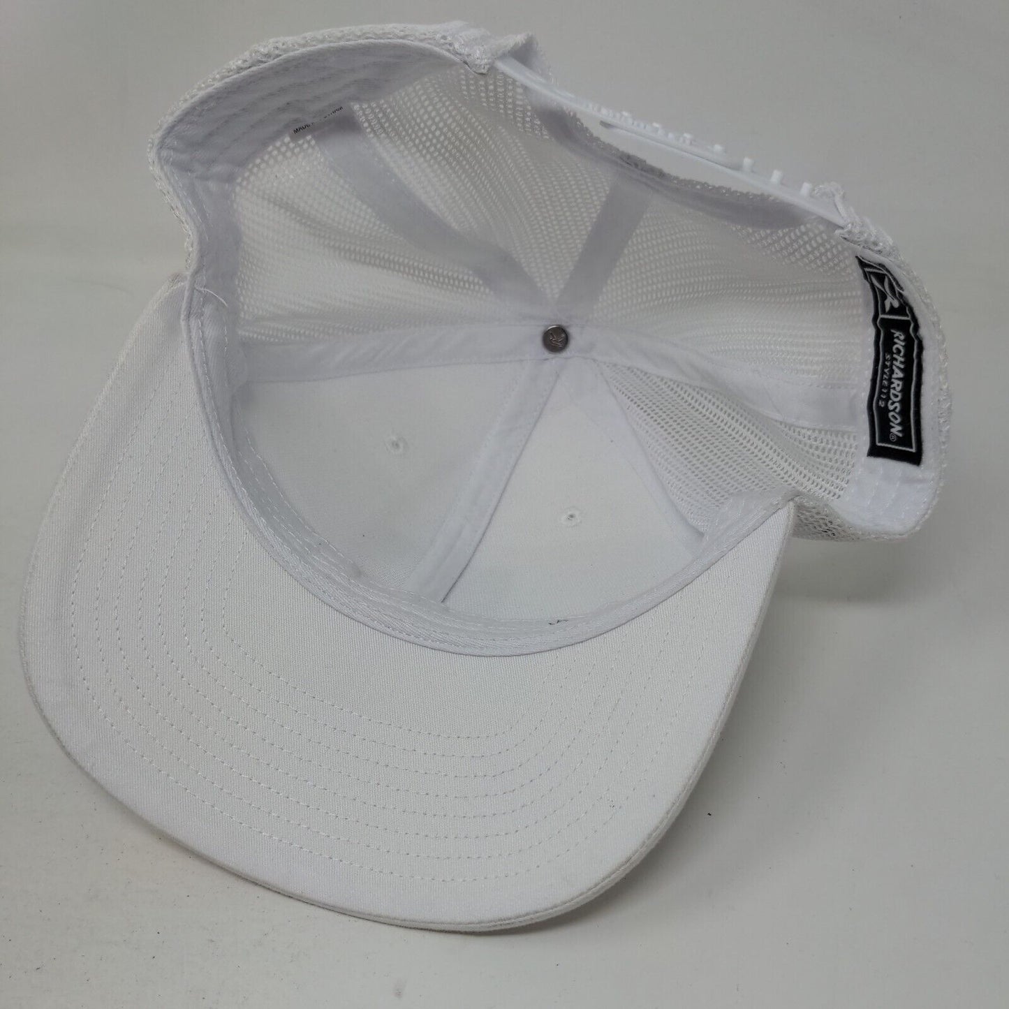 Panama City Beach Snapback Trucker Hat White One Size Mesh Back Richardson