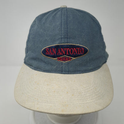 San Antonio Texas Slideback Hat Multicolor OS Adjustable Embroidered Cotton