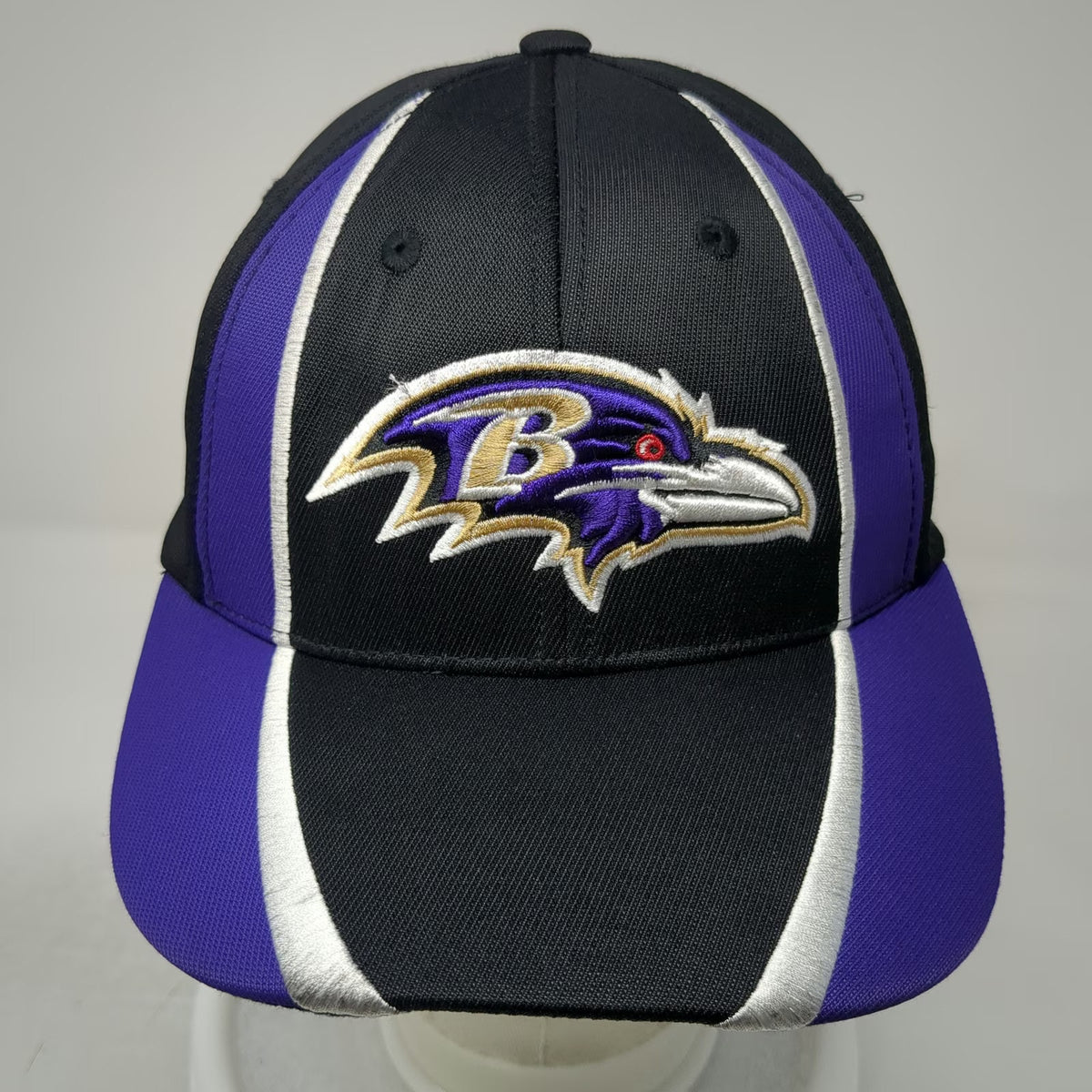 Baltimore Ravens NFL Team Apparel Cap Hat Gray One Size Strapback Embroidered