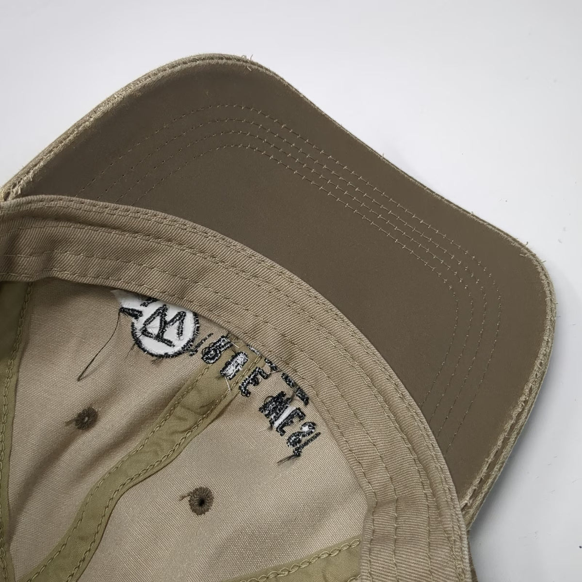 Outdoor Cap Baseball Cap Brown One Size True West Beef Distressed Relaxed hat