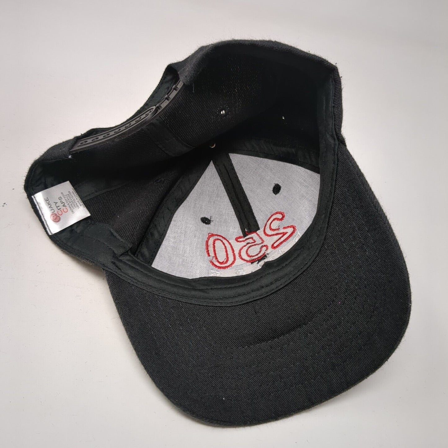 250 Rides Cyclebar Snapback Hat Black OSFM Embroidered Quake City Caps
