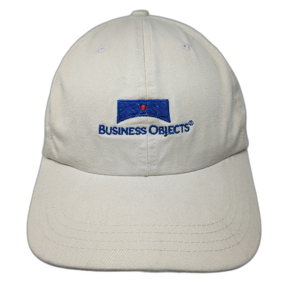 Sportcap Business Objects Beige OSFM Baseball Cap Slideback Hat Corporate Logo