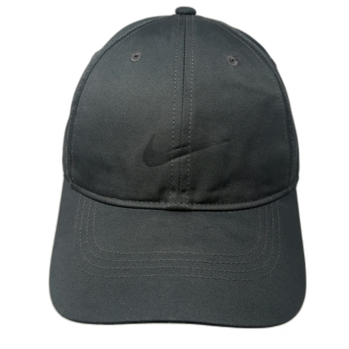 Nike Baseball Cap Gray One Size Adjustable Dri-FIT Swoosh Embroidered Hat
