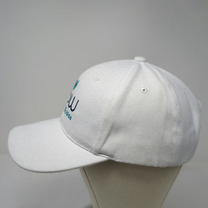 White Blue Green Now Resorts Spas Baseball Cap One Size Strapback Hat Logo