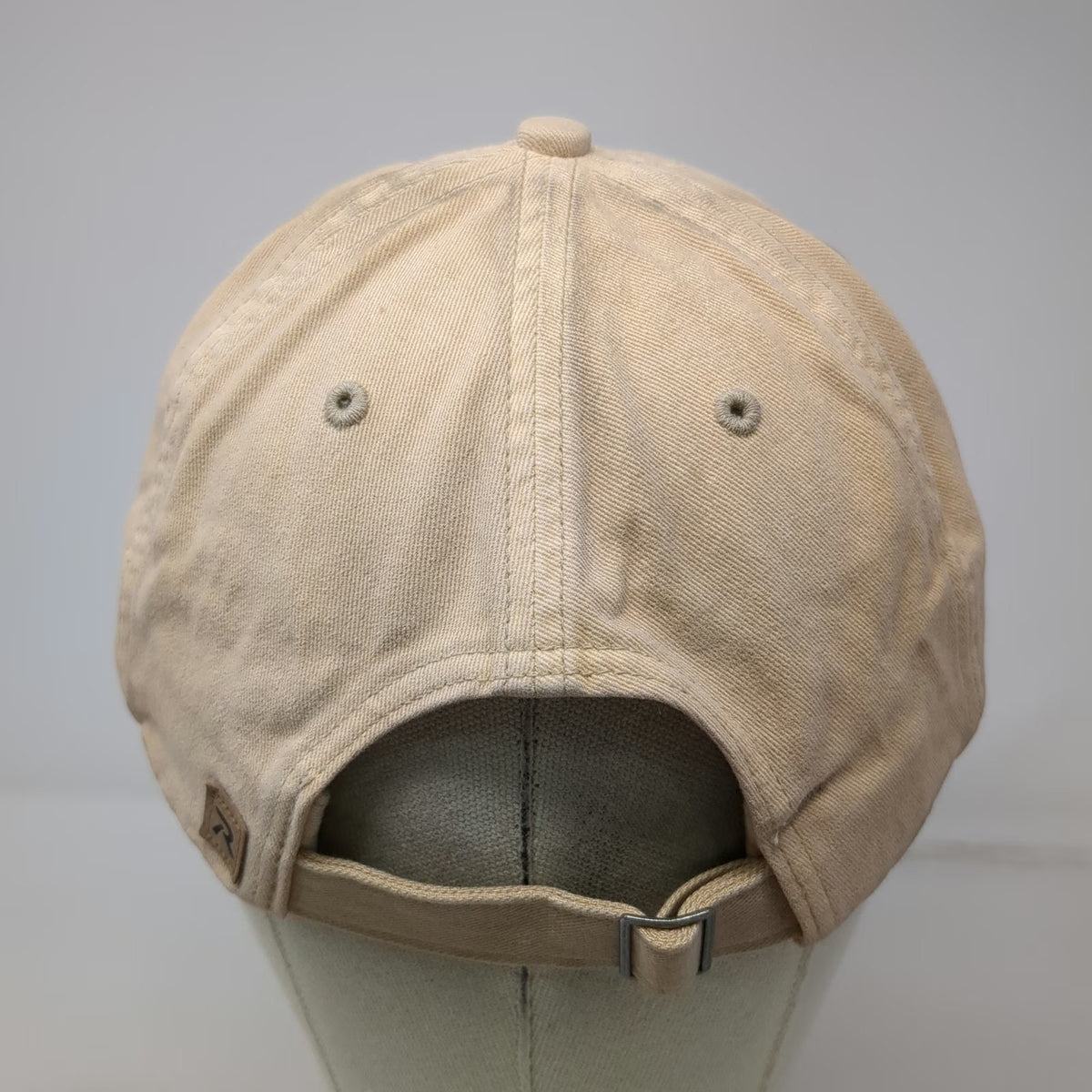Richardson Baseball Cap Beige One Size ALL IN Embroidered Logo Slideback Hat