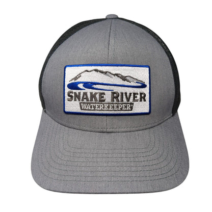 Snake River Waterkeeper Snapback Trucker Hat Gray OS Adjustable Pacific Headwear