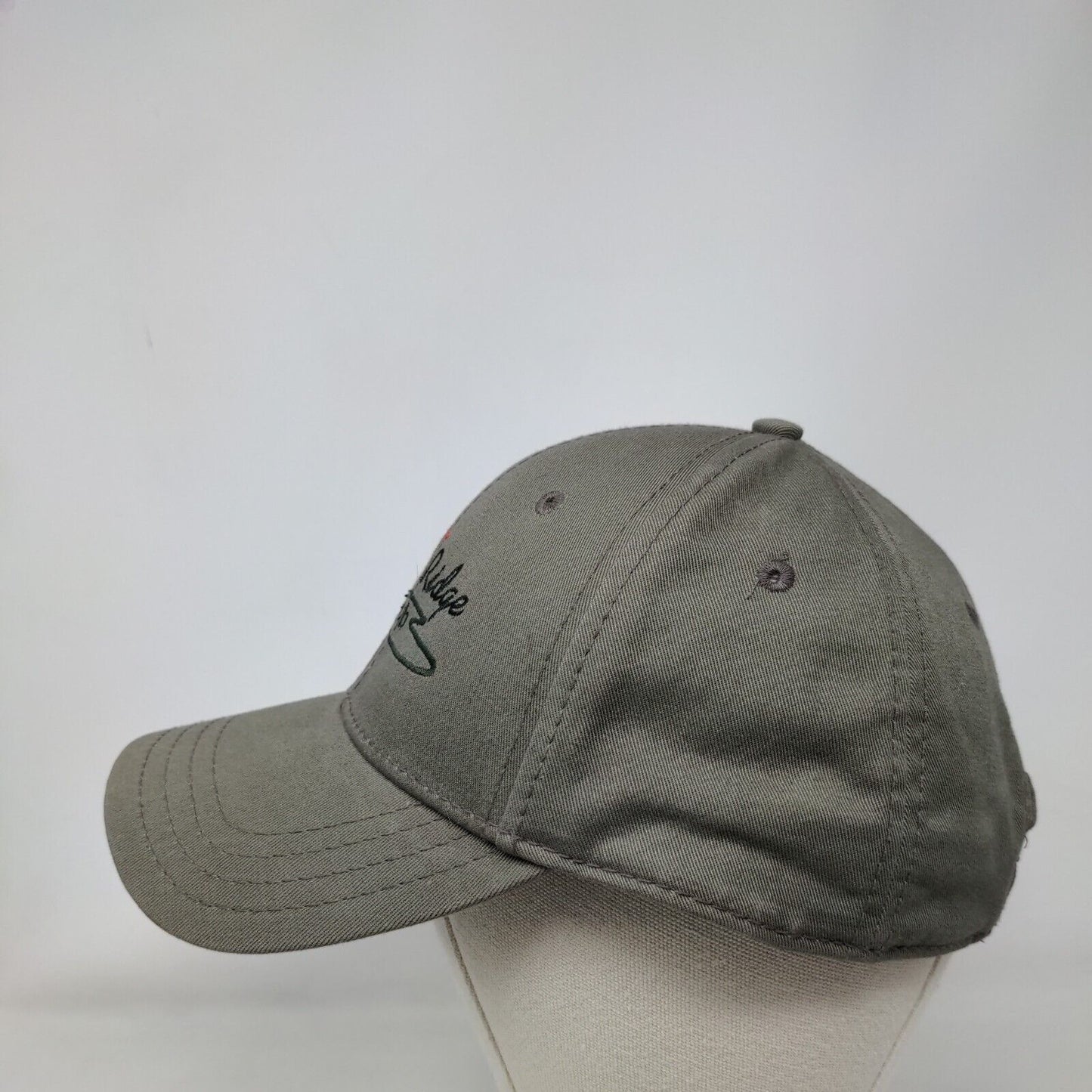 Falcon Ridge Golf Club Slideback Hat Brown OSFM Adjustable Embroidered