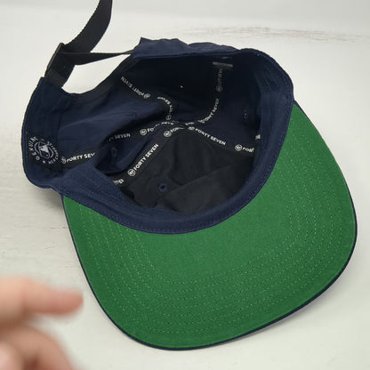 New York Yankees MLB '47 Baseball Cap Blue One Size Slideback Hat Green Brim