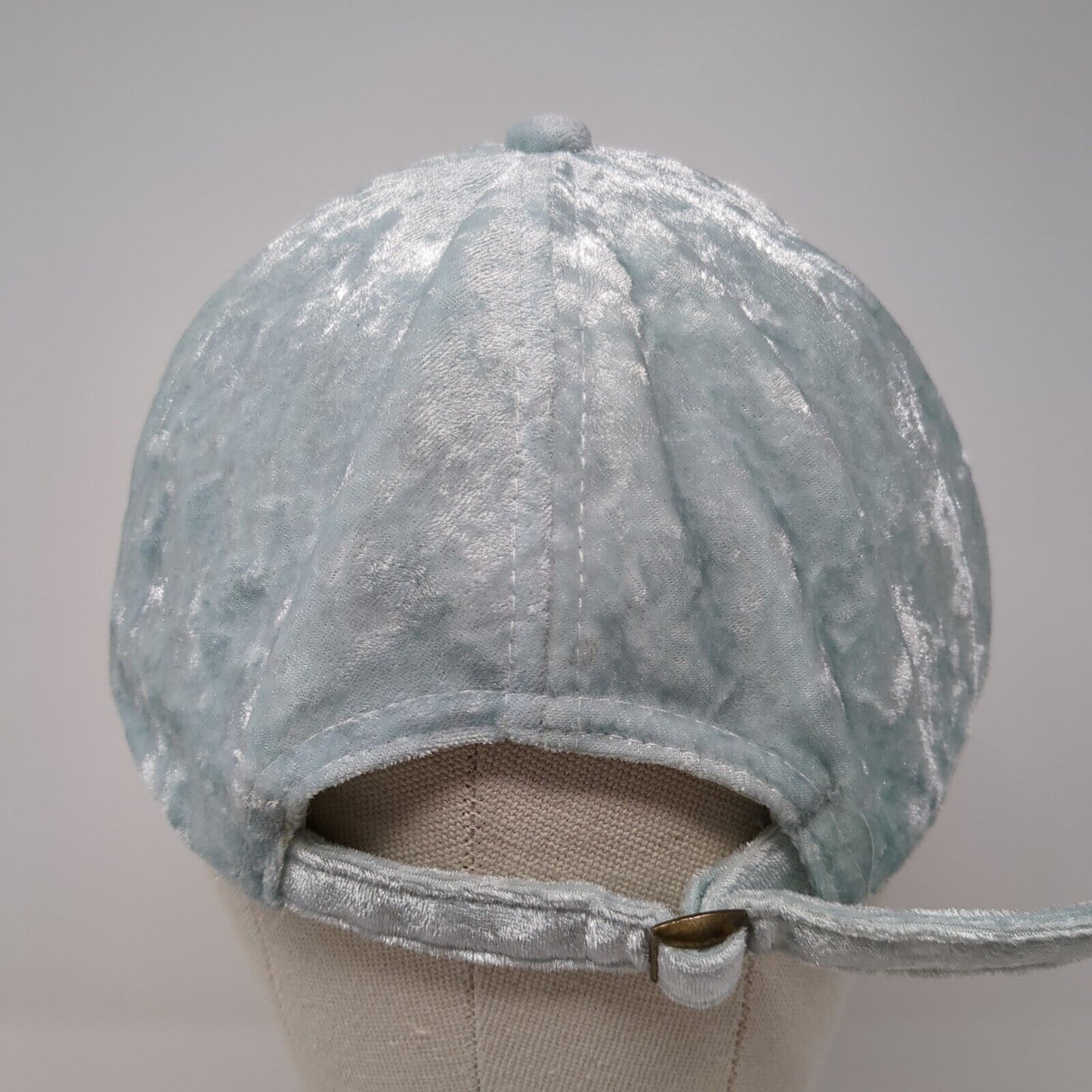 Cat Eyeglasses Slideback Hat Mint Blue One Size Adjustable Velvet