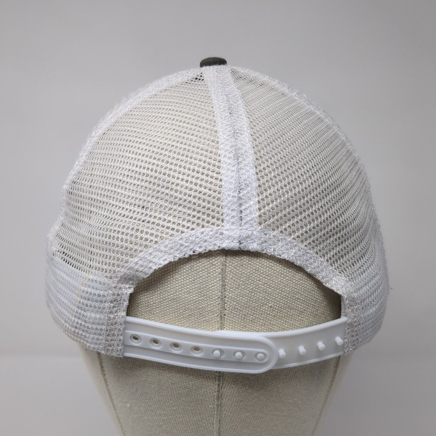 Meow Wolf Patch Snapback Trucker Hat Gray OSFA Mesh Back Colorblock