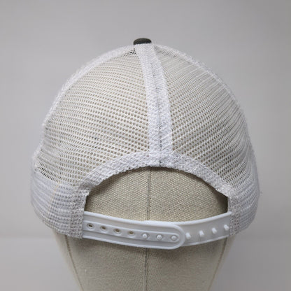 Meow Wolf Patch Snapback Trucker Hat Gray OSFA Mesh Back Colorblock