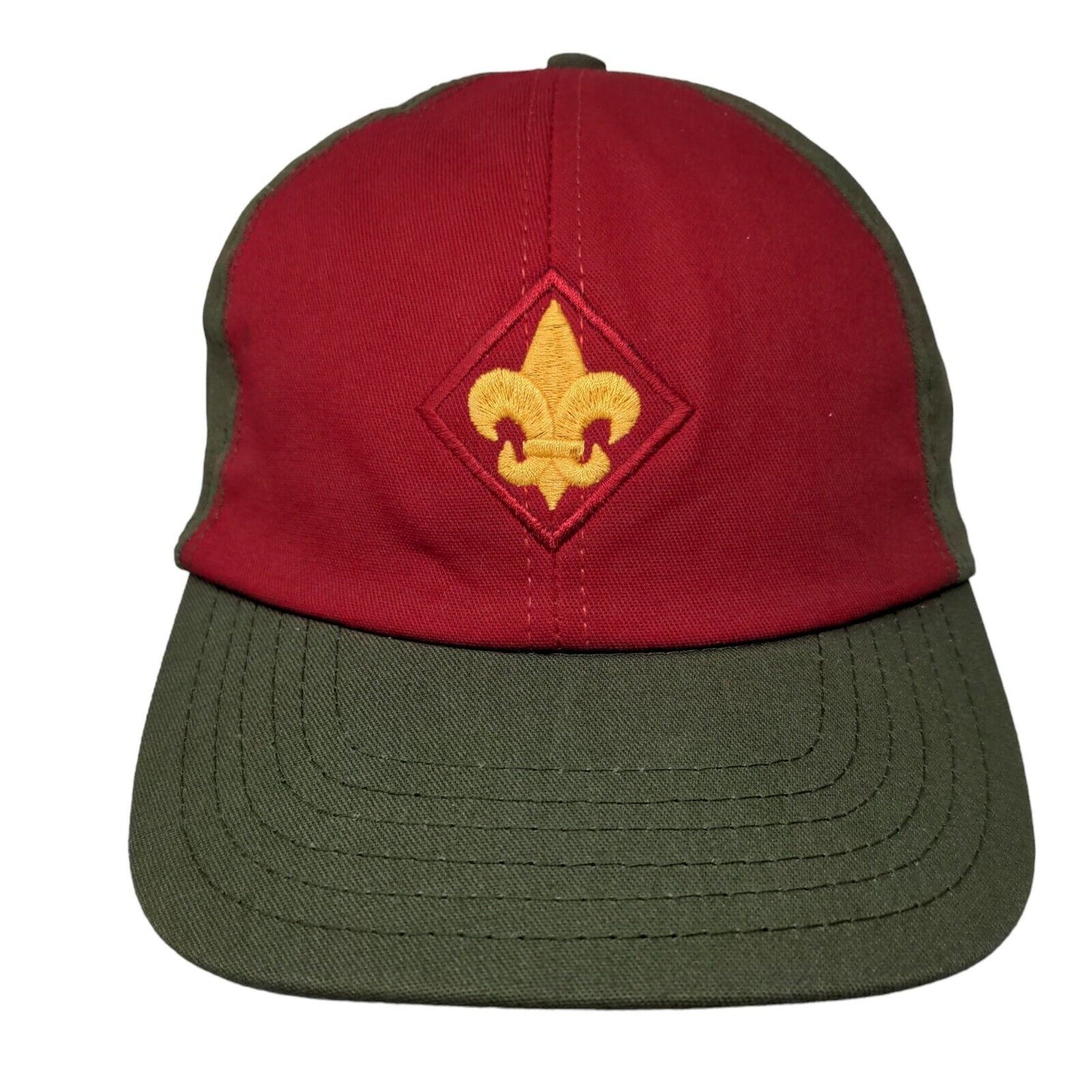 Boy Scouts of America Snapback Hat Multi One Size Embroidered Colorblock