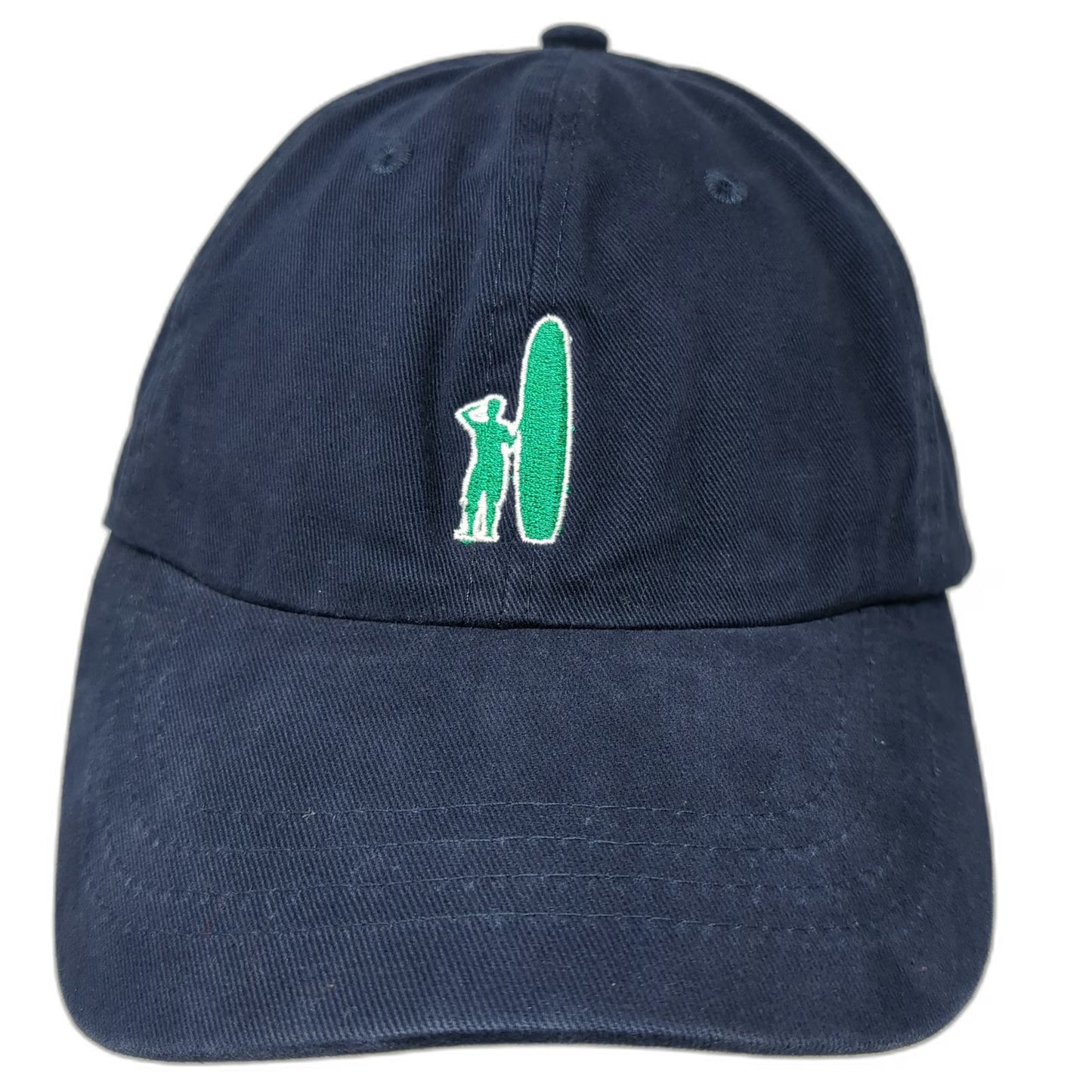 johnnie-O Baseball Cap Blue One Size Surfer Logo Embroidered Strapback Hat