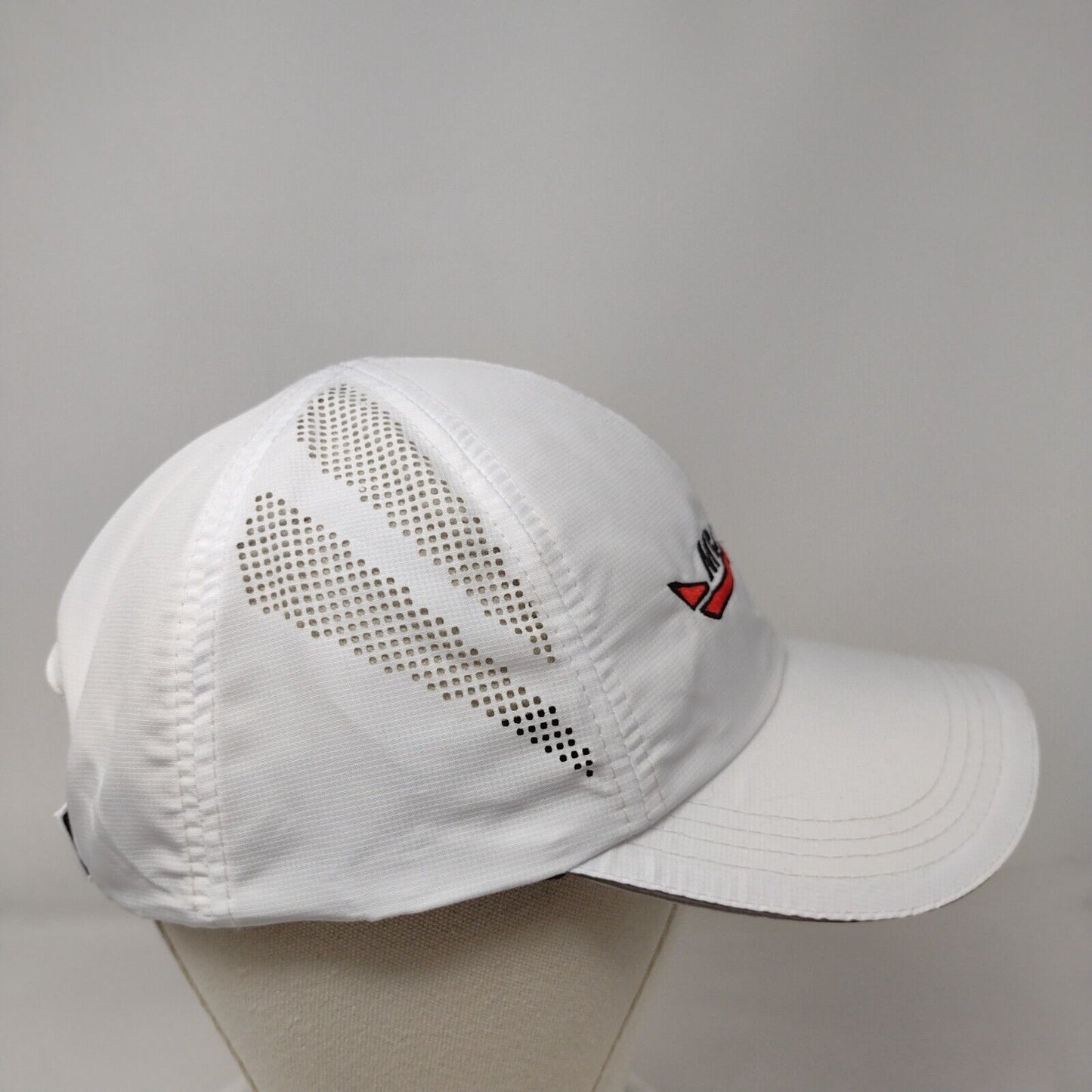 McFarlane Strapback Hat White OSFA Adjustable Embroidered Breathable Hit Wear