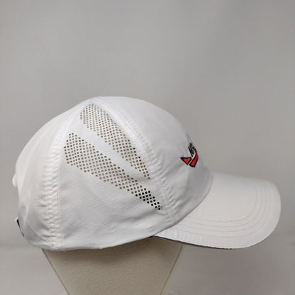 McFarlane Strapback Hat White OSFA Adjustable Embroidered Breathable Hit Wear