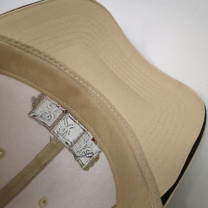 Hawaiian Headwear Baseball Cap Beige One Size Cotton Kauai Hawaii Slideback Hat