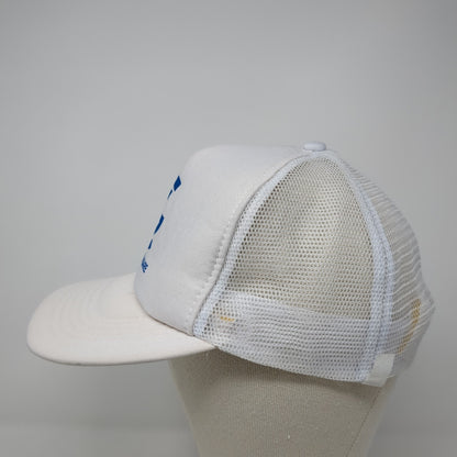 Carbones Del Guasare Snapback Trucker Hat Beige One Size Adjustable Mesh Back