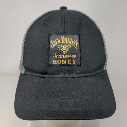 Jack Daniel's Tennessee Honey Strapback Mesh Back Trucker Hat Black OSFA