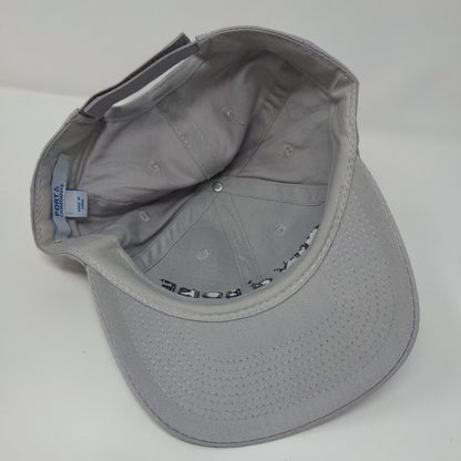 City of Boise Strapback Hat Gray One Size Adjustable Embroidered Port & Company