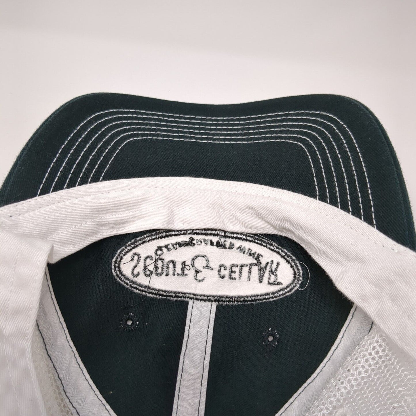 Scout & Cellar Strapback Trucker Hat Black One Size Mesh Back District