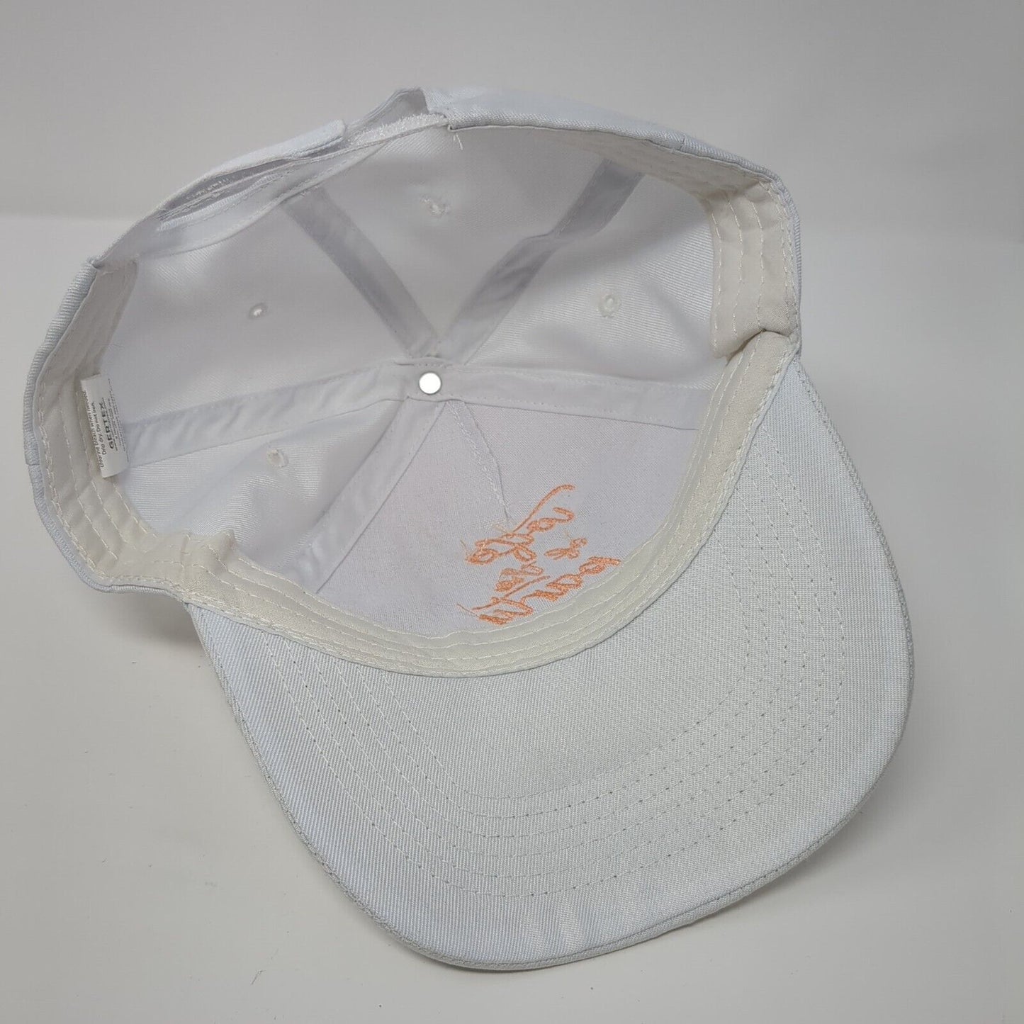 Wife Of The Party Strapback Hat White One Size Adjustable Embroidered Polyester