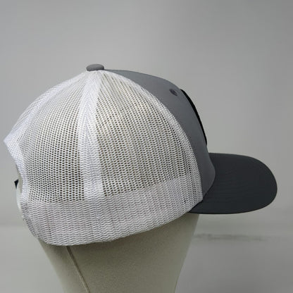 Hooey Trucker Hat Gray One Size Mesh Back Snapback Western Bucking Bronco Patch