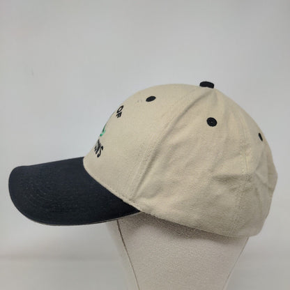 Home Of Happy Cows Pattison TX Strapback Hat Tan OSFM Embroidered Otto