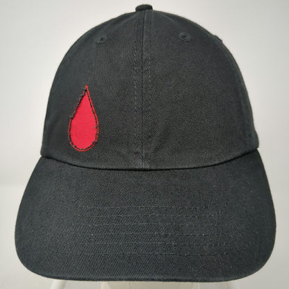 Above The Brim Baseball Cap Black One Size Red Blood Drop Team Sir Huxley Hat