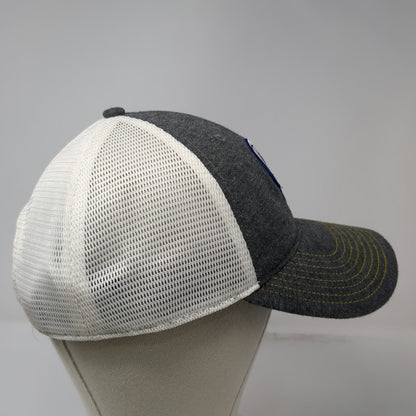 Los Angeles Rams NFL Fanatics Trucker Hat Gray White Blue One Size Snapback Mesh