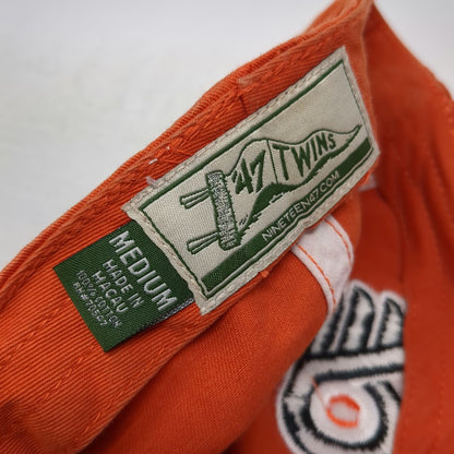 Philadelphia Flyers NHL '47 Brand Cap Orange M Fitted Franchise Embroidered Hat