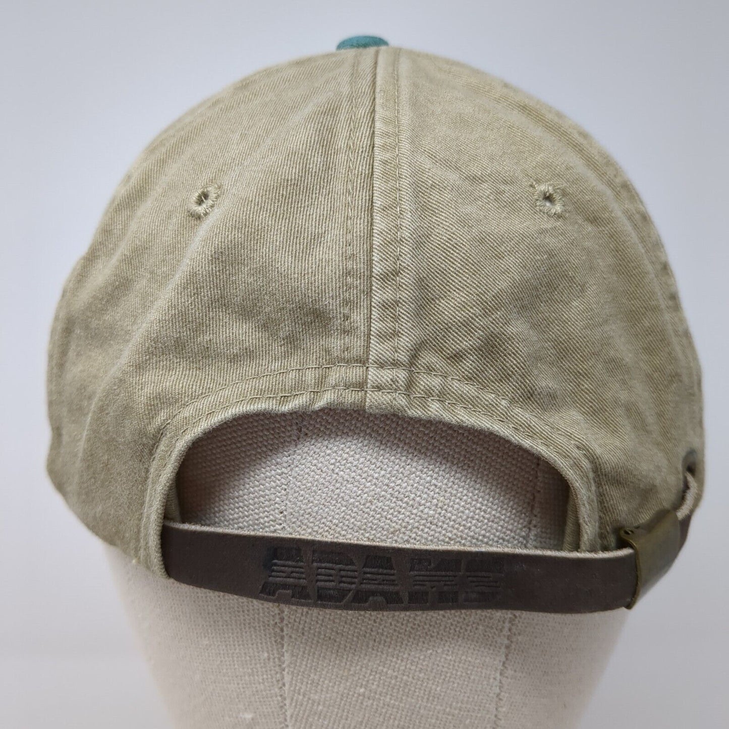 Lazlo's Brewery & Grill Slideback Hat Multi One Size Leather Strap Adams