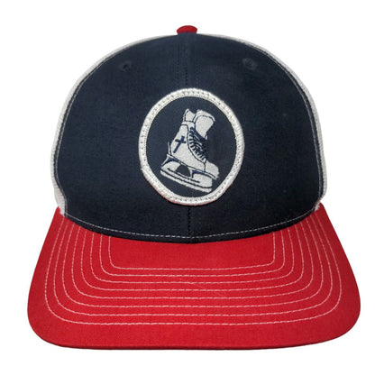 Hockey Skates Snapback Mesh Back Trucker Hat Multi One Size Richardson
