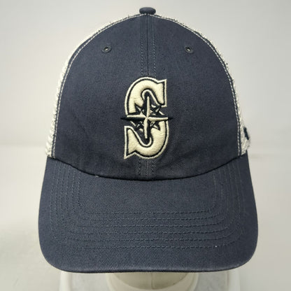 Seattle Mariners MLB '47 Baseball Cap Blue White One Size Hat Mesh Back Stretch