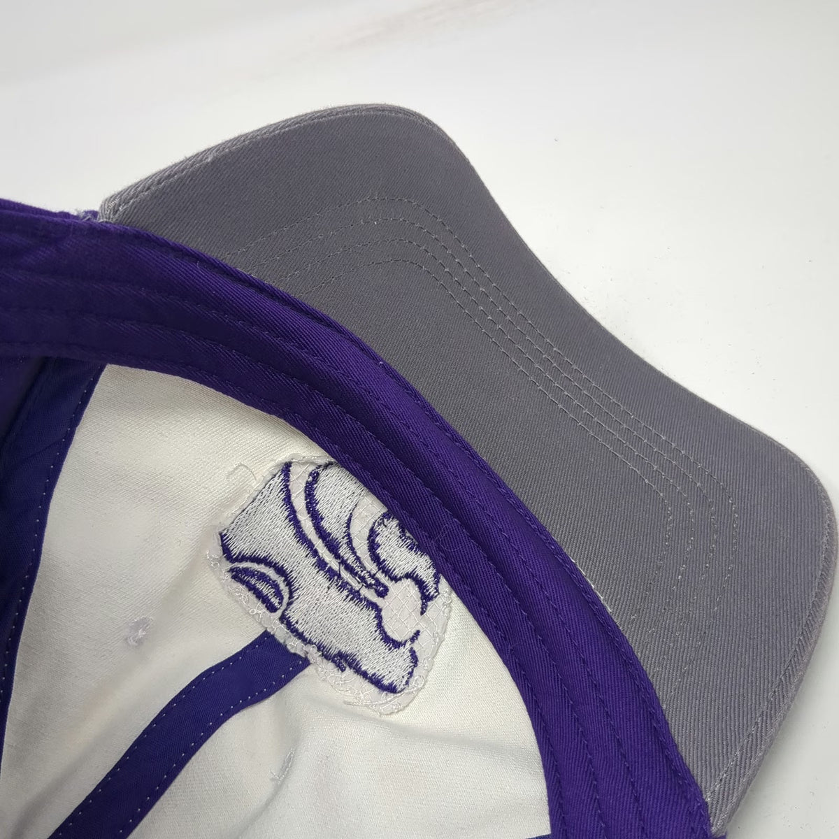 Captivating Kansas State Wildcats NCAA Cap Hat Purple White Gray One Size Cotton