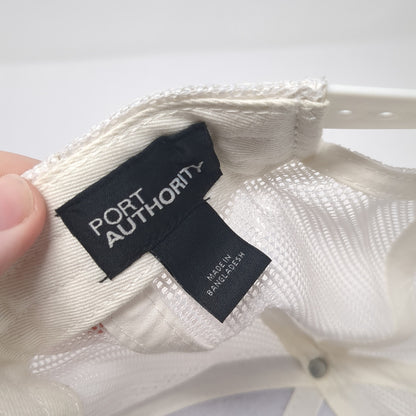 FullThrottle Trucker Hat Gray One Size Adjustable Mesh Back Port Authority