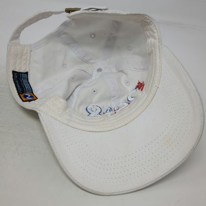 Newhattan Baseball Cap White One Size Carnival Cruise Line 2018 Logo Strap Hat