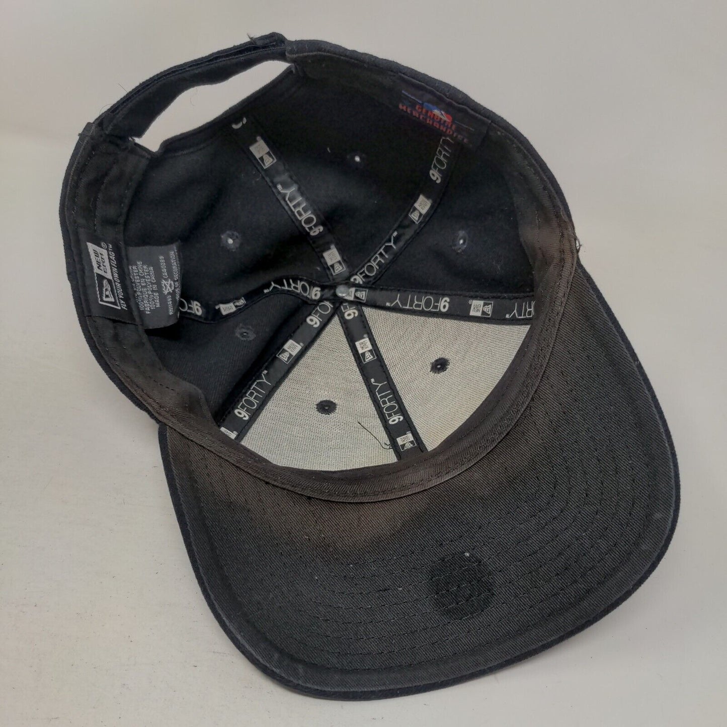 New York Yankees Strapback Hat Blue New Era 9Forty Embroidered Logo MLB