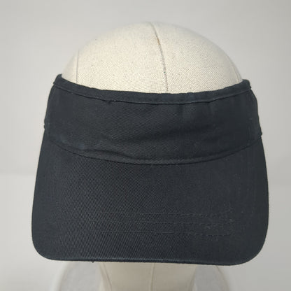 Unbranded Sun Visor Hat Black One Size Adjustable Strap Lightweight Blank