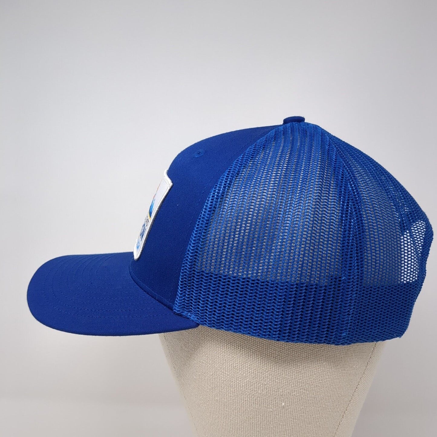 YMCA Famous Idaho Potato Marathon 2024 Trucker Hat Blue One Size Solid