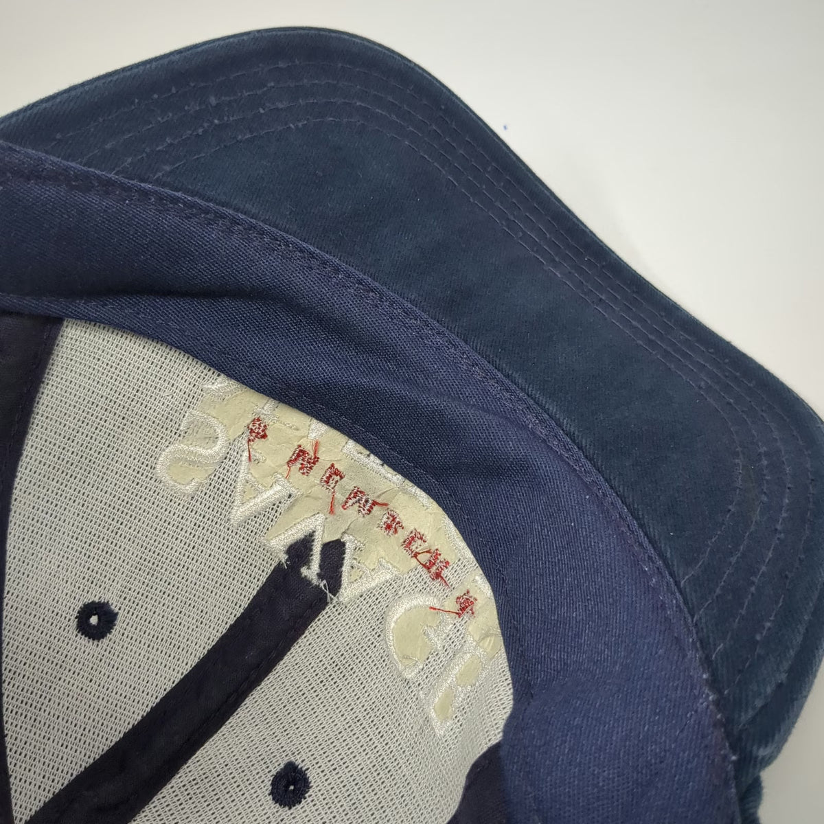 Savage Nation Member Blue Baseball Cap One Size Leather Strap Made in USA Hat