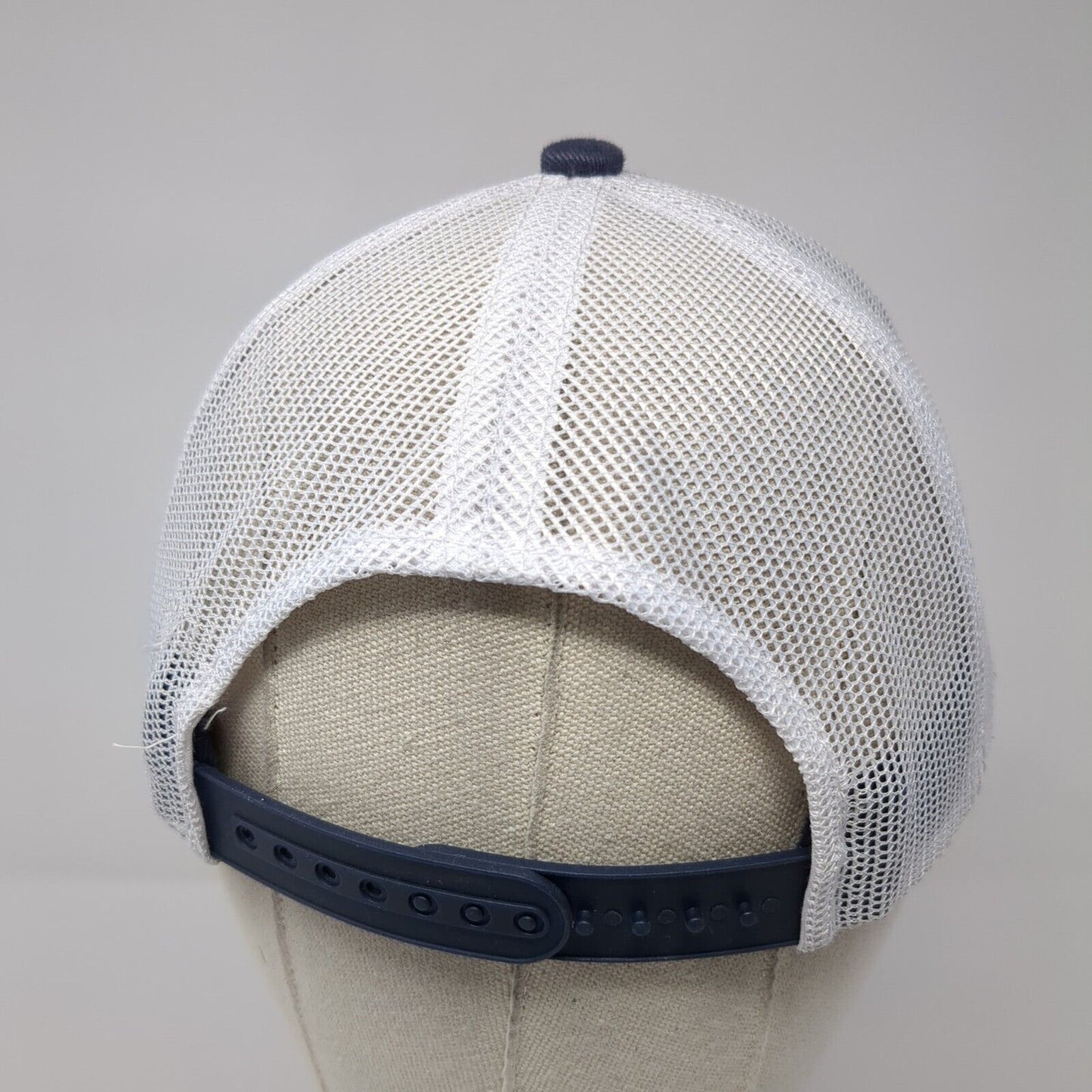 RMEF Snapback Mesh Back Trucker Hat Blue One Size Mesh Back Colorblock
