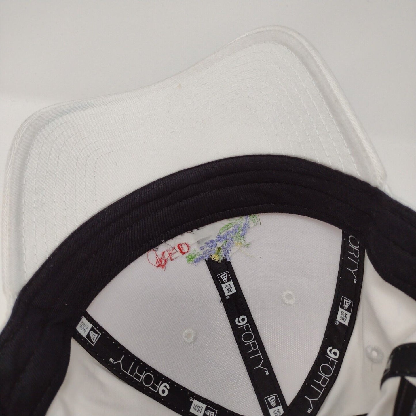 Red Chair Lavender Strapback Hat White OSFM Adjustable Embroidered New Era