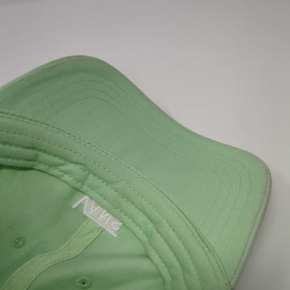 Vans Slideback Hat Green One Size Adjustable Embroidered Solid 6 Panel