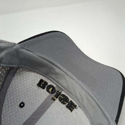 Boise Strapback Hat Gray One Size Adjustable Embroidered Otto 6 Panel