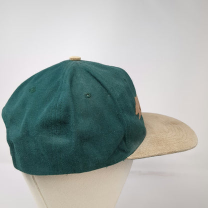Cameo California State Parks Bear Snapback Hat Green One Size Suede Bill 6 Panel