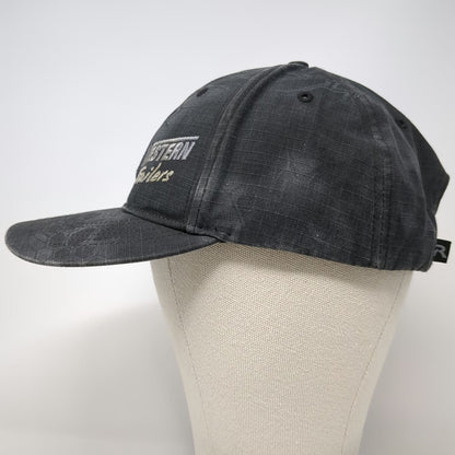 Richardson Baseball Cap Black Gray One Size Strapback Western Trailers Hat Logo
