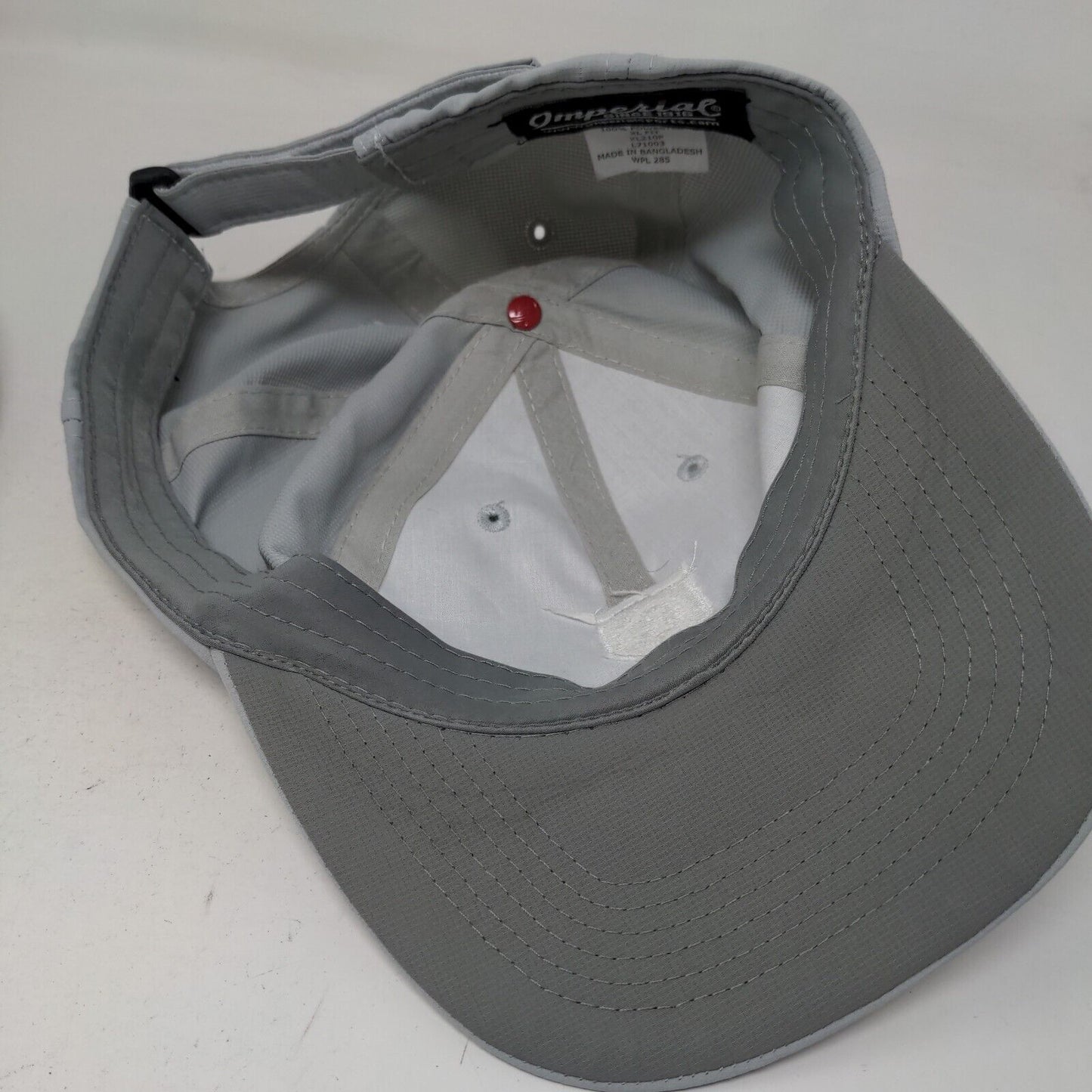 Imperial Men's Slideback Hat Gray Size XL Embroidered CH Logo Polyester