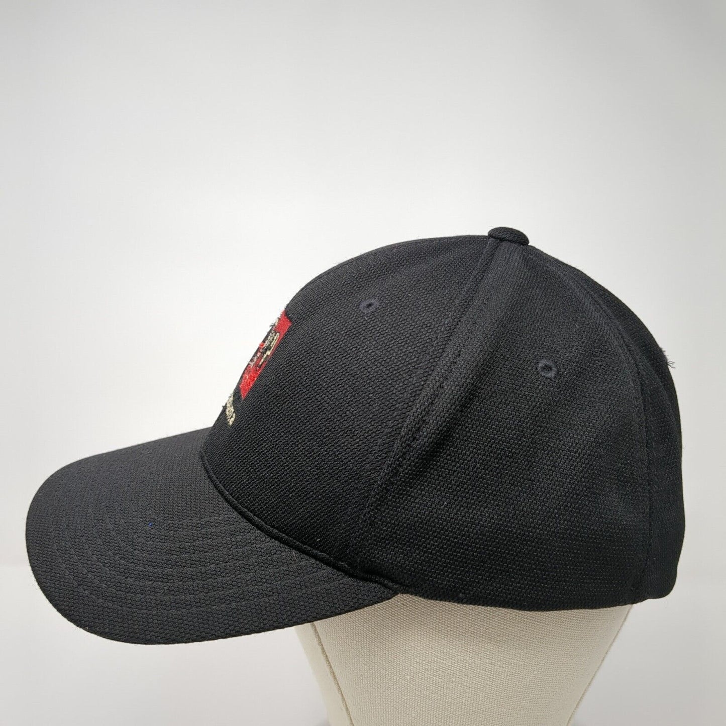 7UP Pataluma Fitted Hat Black L/XL Flexfit Embroidered 6 Panel Sport-Tek