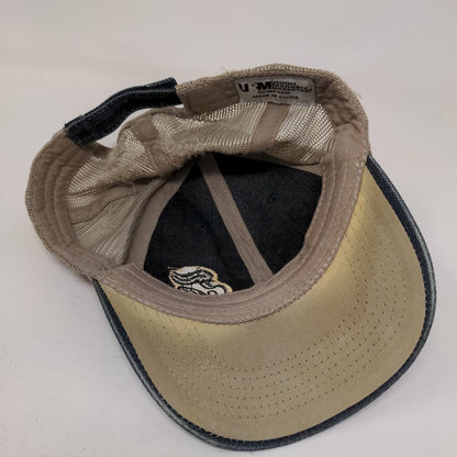 Panera Bread Strapback Trucker Hat Blue OS Adjustable Embroidered Mesh Back